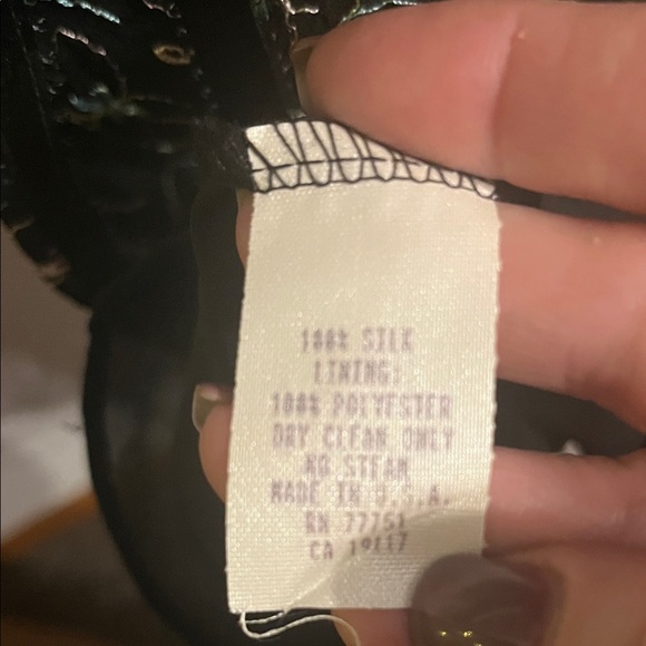 Betsey Johnson Vintage Embroidered Midi Dress Sz 8 - Picture 9 of 10